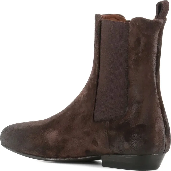 Elastic-Panel Suede Boots - Image 3