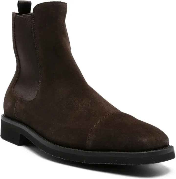 Elastic-Panel Suede Boots - Image 2