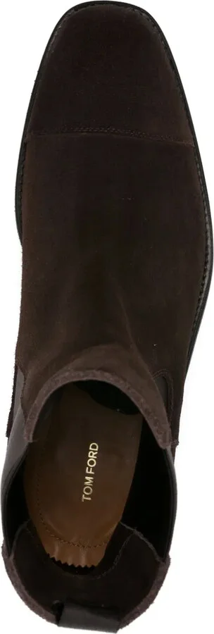 Elastic-Panel Suede Boots - Image 4