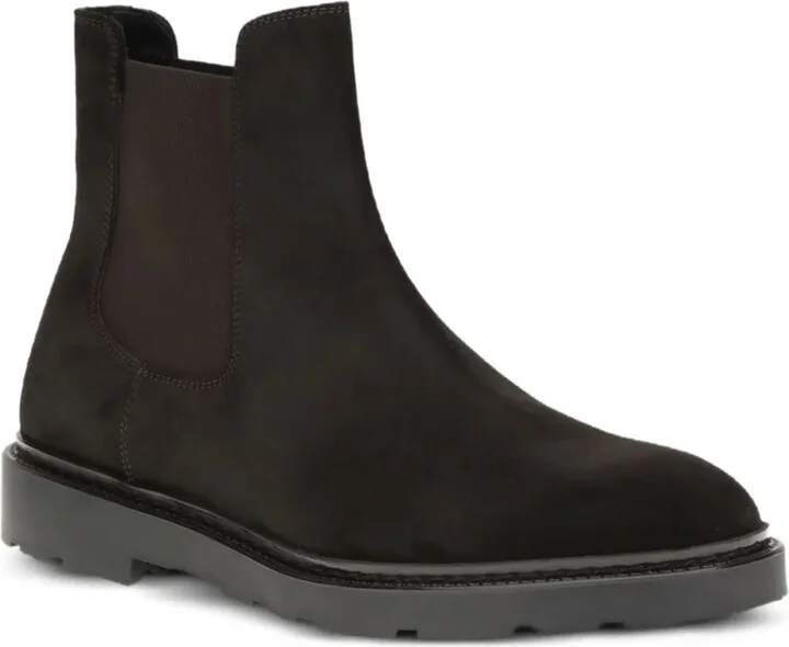 Elastic-Panel Suede Boots - Image 2