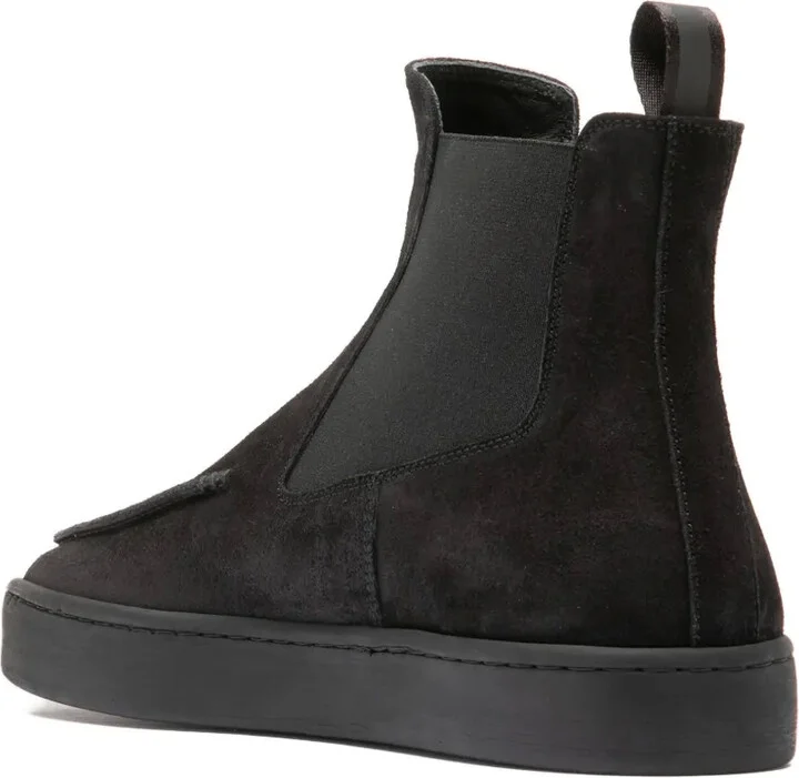Elastic-Panel Suede Boots - Image 4
