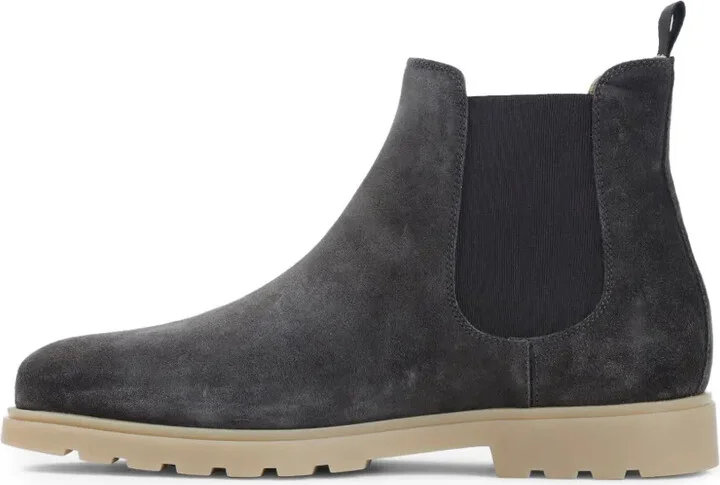 Elastic-Panel Suede Boots - Image 2