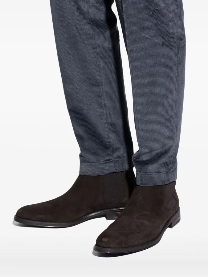 Elastic-Panel Suede Chelsea Boots - Image 5