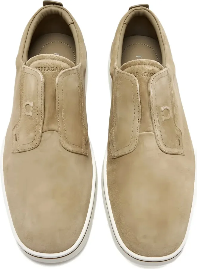 Elastic-Panel Suede Loafers - Image 3