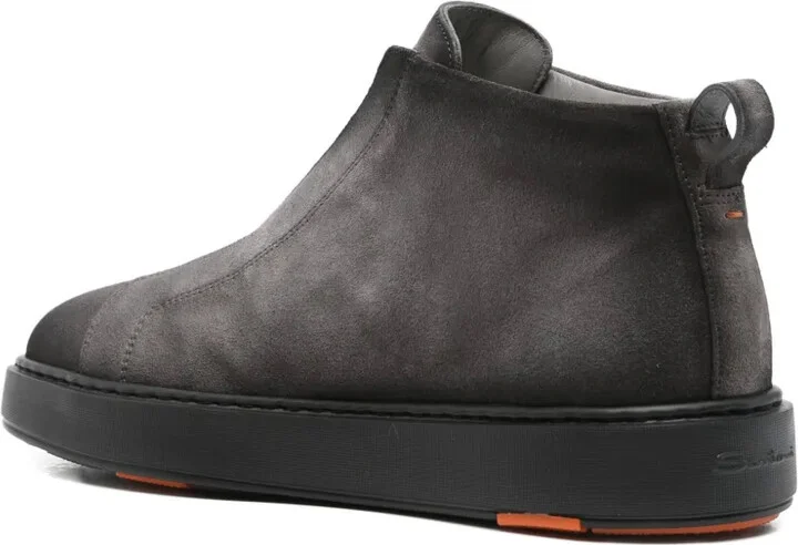 Elastic-Panel Suede Sneakers - Image 3