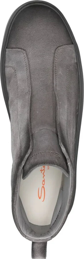 Elastic-Panel Suede Sneakers - Image 4