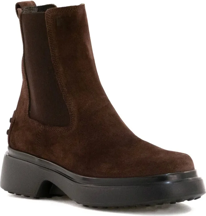 Elastic-Panelled Platform Boots - Image 2