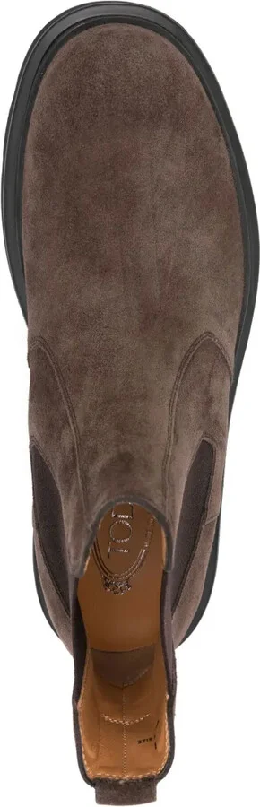 Elastic-Panelled Suede Boots - Image 4