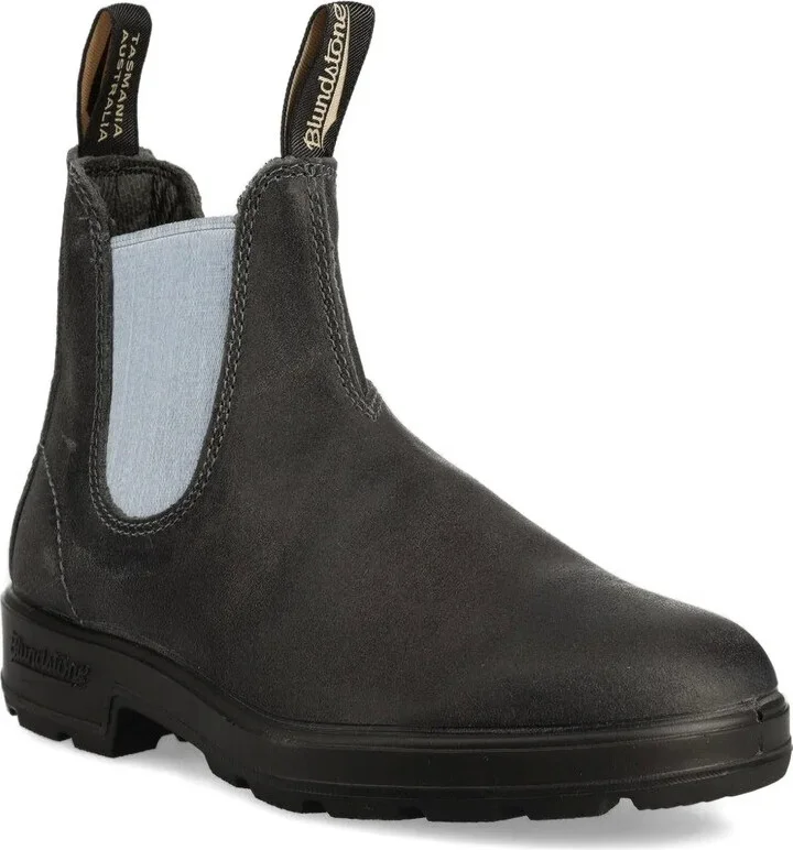 Elastic-Sided Leather Boots