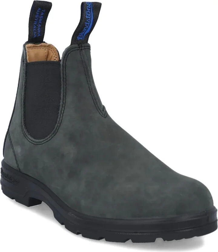 Elastic-Sided Leather Boots