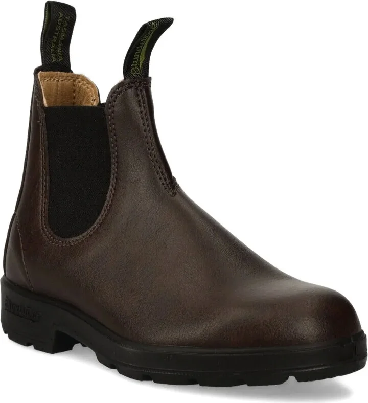 Elastic-Sided Leather Boots