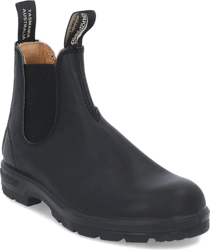 Elastic-Sided Leather Chelsea Boots