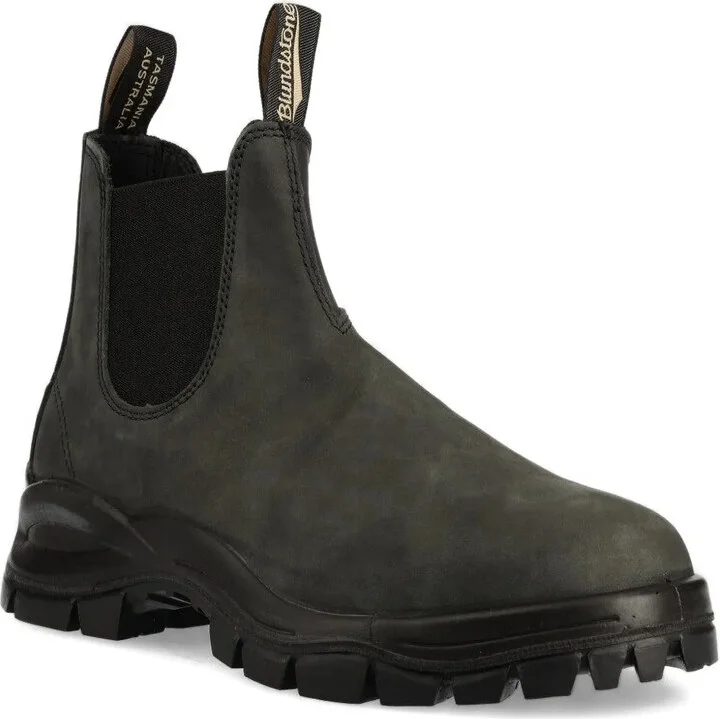 Elastic-Sided Pull-Tab Boots