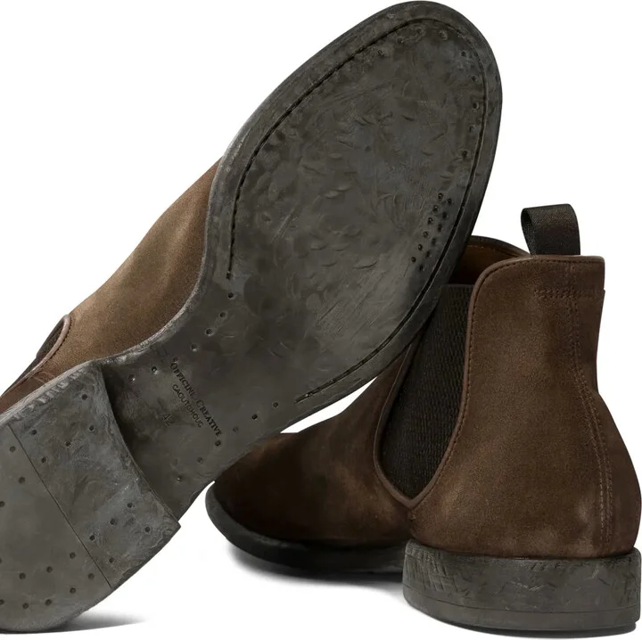 Elastic-Sided Suede Boots - Image 4