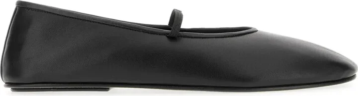 Elasticated-Detail Ballerins Shoes