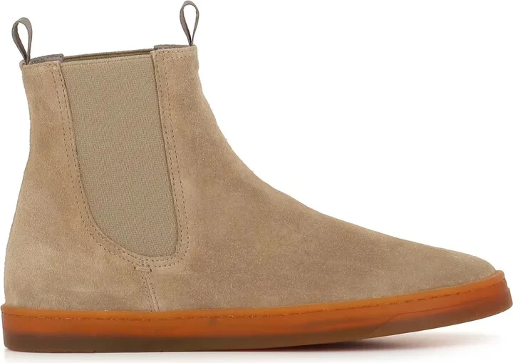 Elasticated Leather Boots