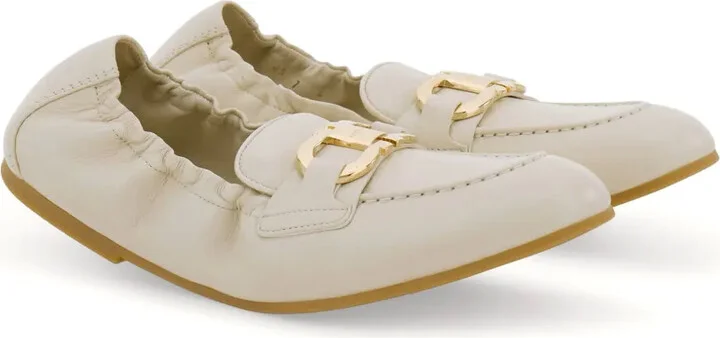 Elasticated Leather Loafers - Image 2