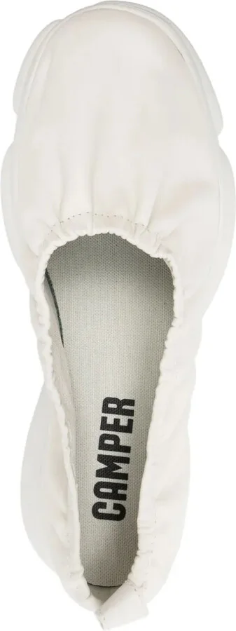Elasticated Leather Loafers - Image 4