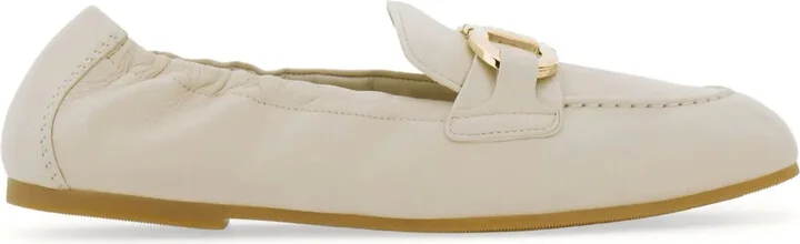 Elasticated Leather Loafers