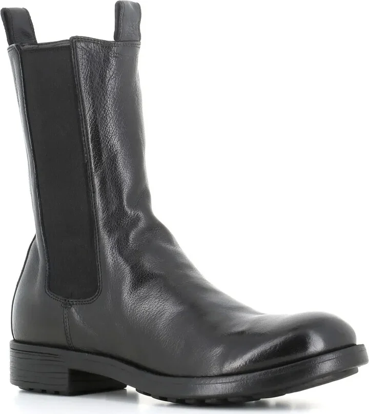 Elasticated-Panel Leather Boots - Image 2