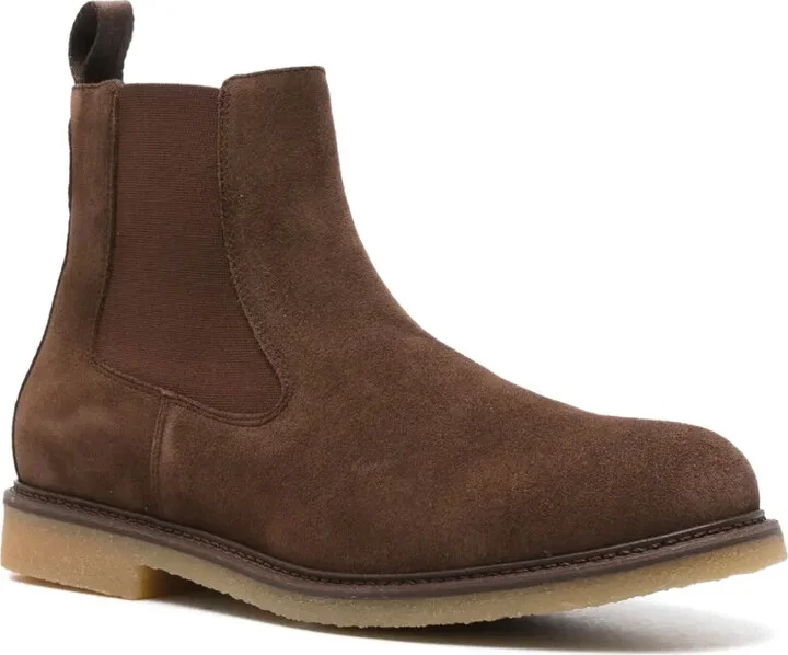 Elasticated-Panel Suede Boots - Image 2
