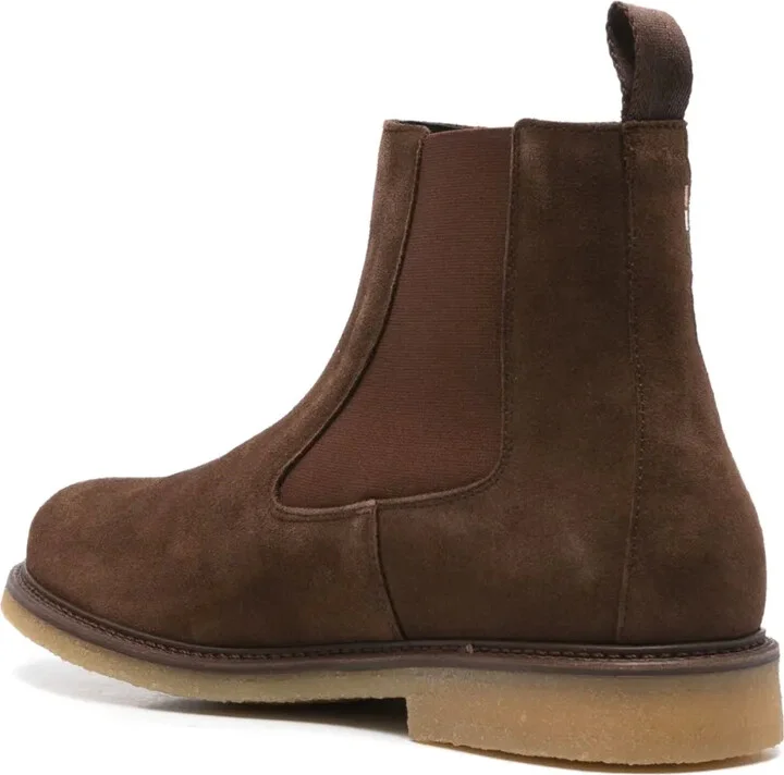 Elasticated-Panel Suede Boots - Image 3