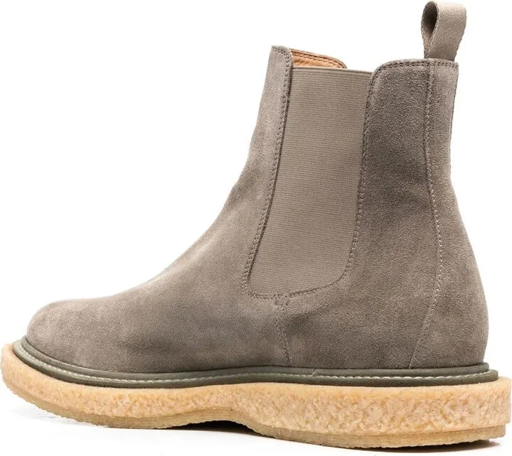 Elasticated-Panel Suede Boots - Image 3