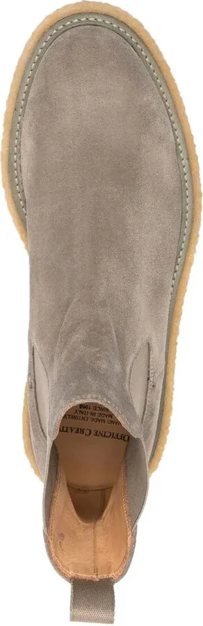 Elasticated-Panel Suede Boots - Image 4