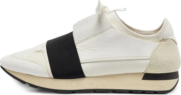 Elasticated-Strap Sneakers