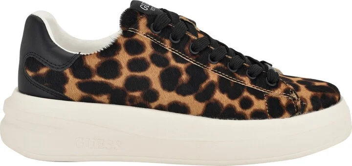 Elbinah Genuine Calf Hair Platform Sneaker - Image 3