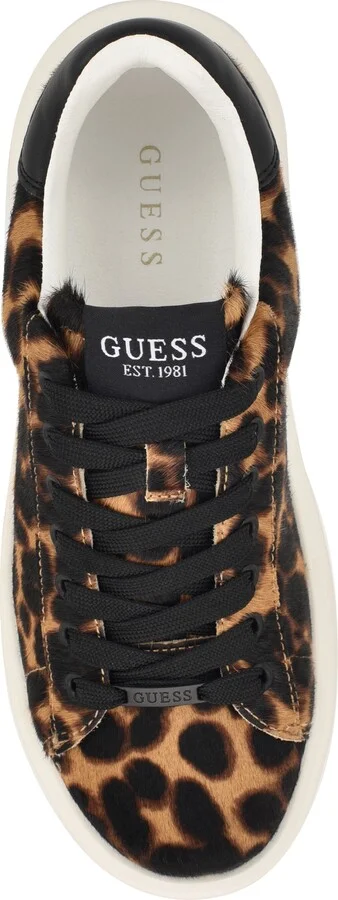 Elbinah Genuine Calf Hair Platform Sneaker - Image 4