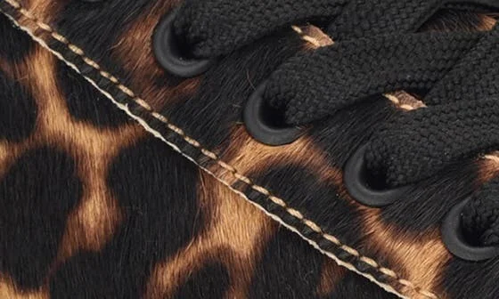 Elbinah Genuine Calf Hair Platform Sneaker - Image 7