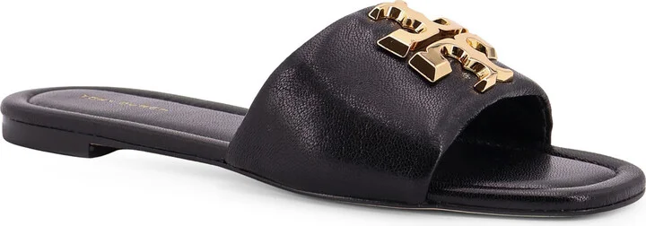 Eleanor Leather Flat Sandals - Image 2