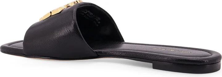 Eleanor Leather Flat Sandals - Image 3