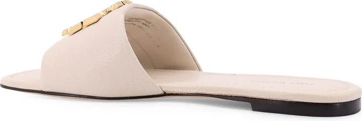Eleanor Leather Flat Sandals - Image 3