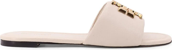 Eleanor Leather Flat Sandals