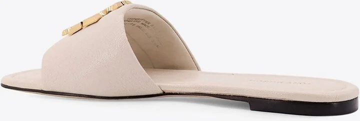 Eleanor Leather Flat Slides - Image 2