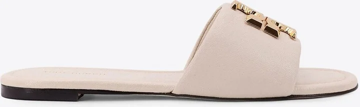 Eleanor Leather Flat Slides