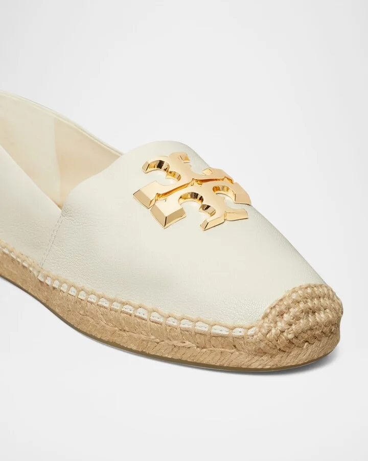 Eleanor Leather Medallion Espadrilles - Image 2