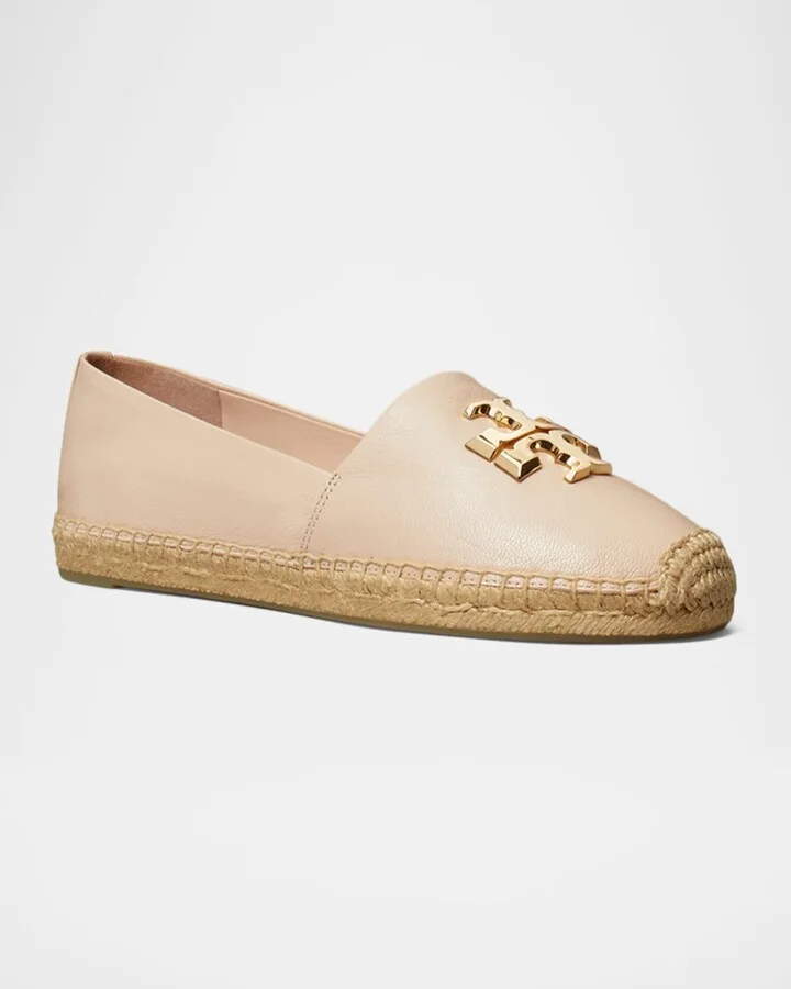 Eleanor Leather Medallion Espadrilles - Image 7