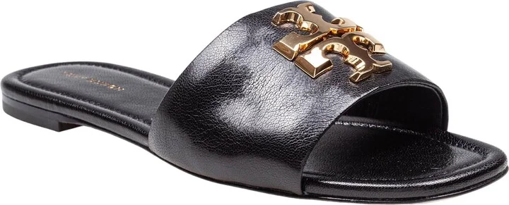 Eleanor Leather Slider Color Black - Image 2