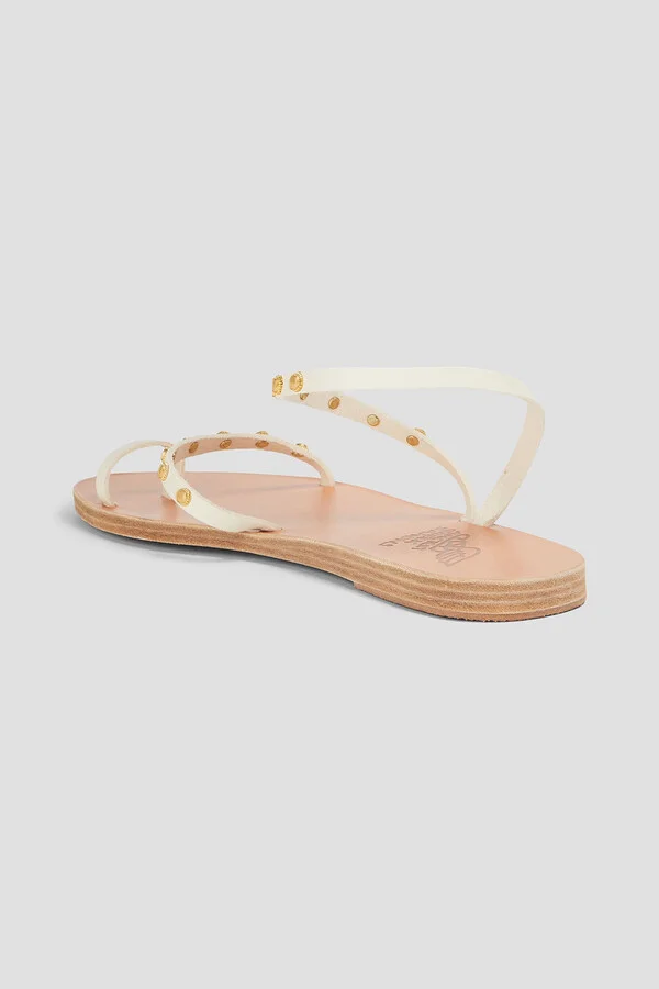 Eleftheria studded leather sandals - Image 3