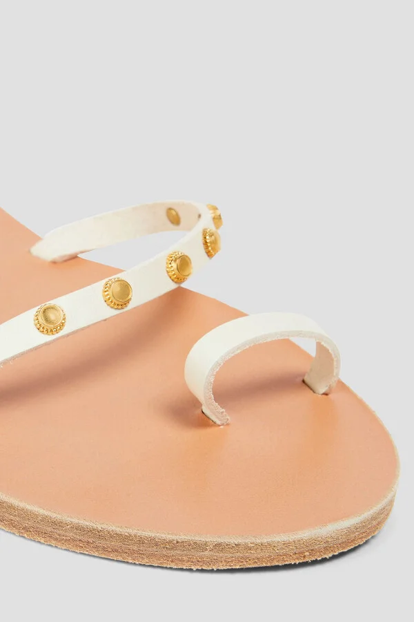 Eleftheria studded leather sandals - Image 4
