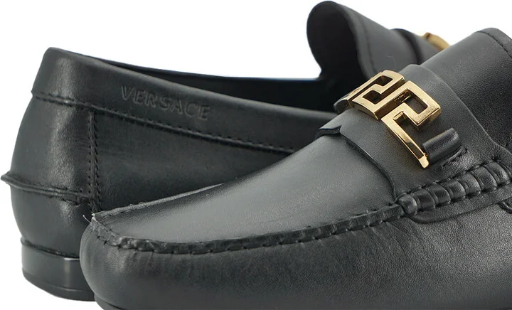 Elegant Black Calf Leather Men's Men's Loafers - Image 4