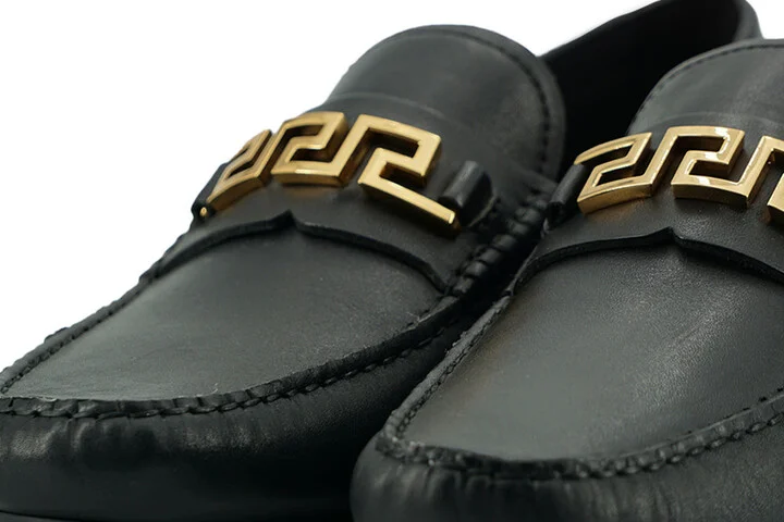 Elegant Black Calf Leather Men's Men's Loafers - Image 5