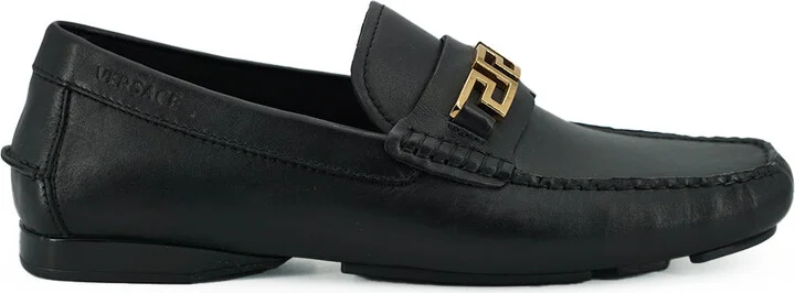 Elegant Black Calf Leather Men's Men's Loafers