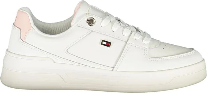 Elegant Lace-Up Sneakers with Contrast Women's Detail