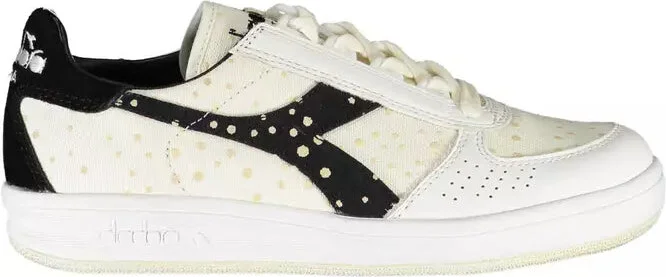 Elegant Lace-Up Sneakers with Logo Women's Accent