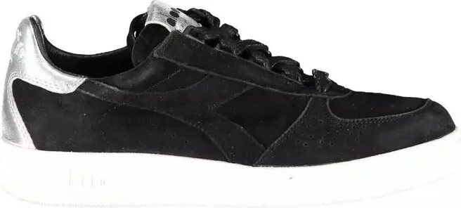 Elegant Leather Sneakers with Lace Women's Details