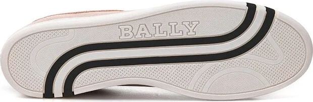 Elegant Pink Leather Sneakers for Women's Women - Image 3